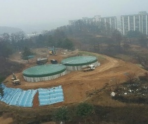 [콘크리트 일체형 저수탱크] 콘크리트STS일체형저수탱크 